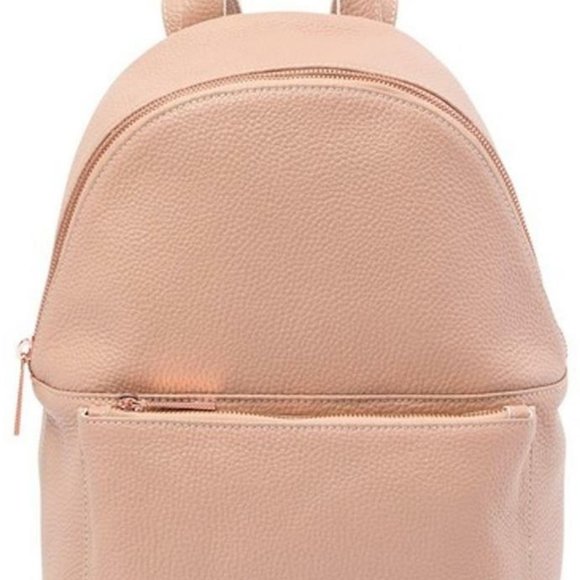 TED BAKER Soft Grain Leather Backpack Mink/Rose Gold - Picture 2 of 6